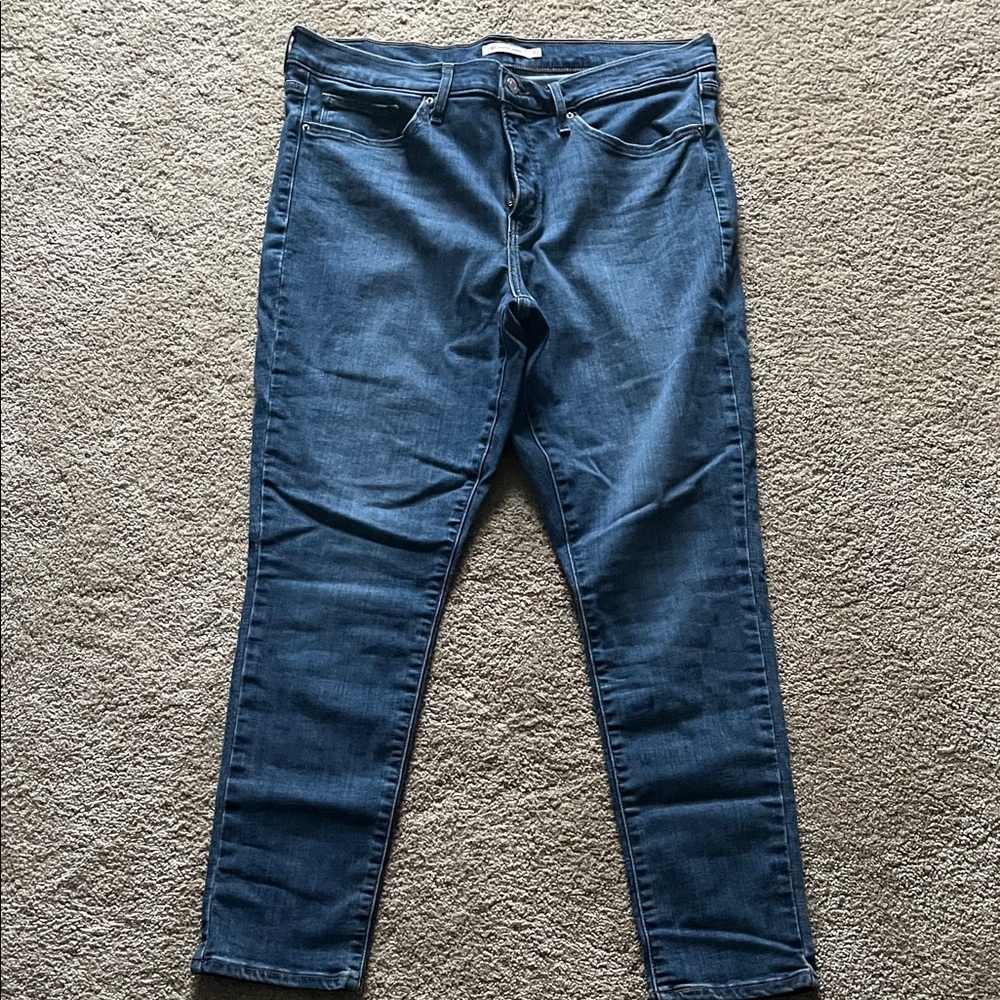 Levi Skinny Blue Denim Jeans